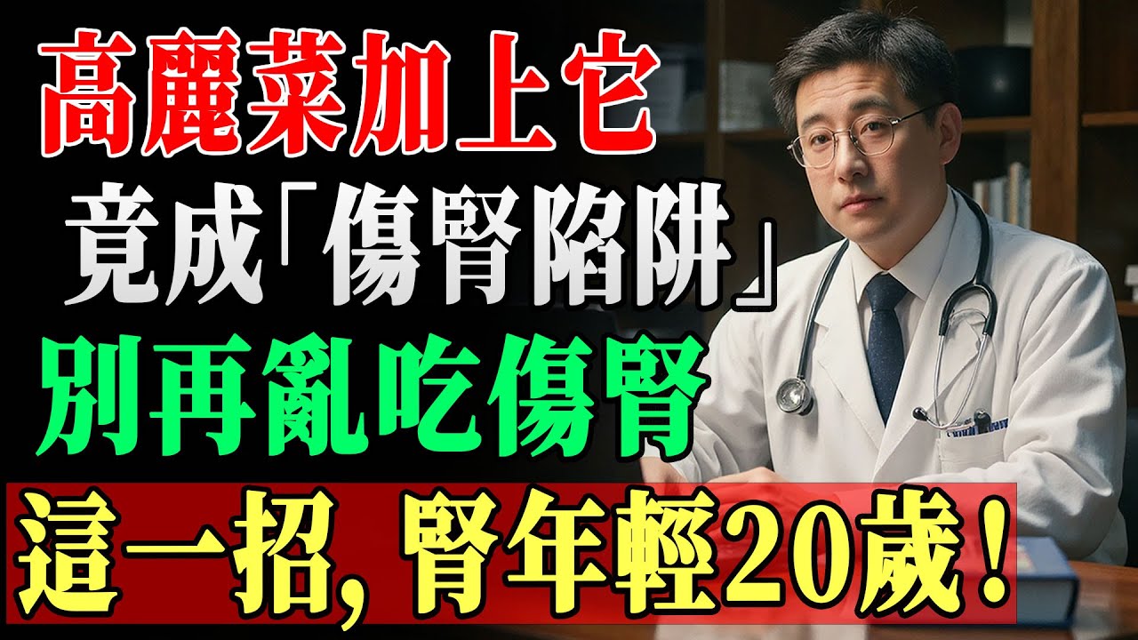 高麗菜致命搭配曝光！別再亂吃傷腎：97%人都吃錯了！三個禁忌，鉀離子堆積腎衰竭一夜爆發！學會這招腎年輕20歲！