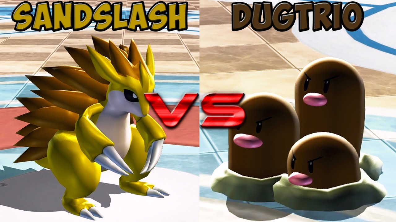 Pokemon battle revolution - Sandslash vs Dugtrio