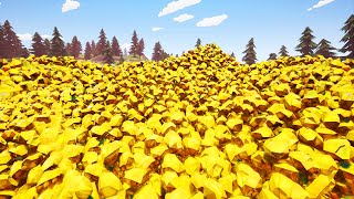 I Spawned 100,000 Pieces Of Gold For A Mountain