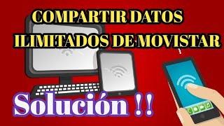 Configure unlimited data sharing on a Movistar plan without apps