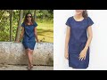 COMO COSTURAR VESTIDO JEANS (INSPIRADO NA INTERNET)