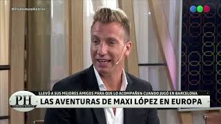 Las aventuras de Maxi López y Lio Messi en Europa - PH Podemos hablar 2019