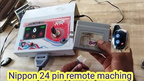 Nippon 24 pin remote matching##Nippon 24 pin remote match##Nippon 24 pin remote reset##