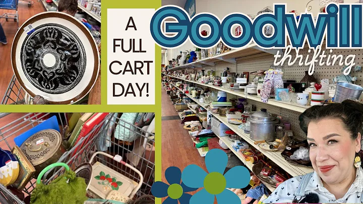 Thrift With Me | GOODWILL THRIFT STORES IN OMAHA | Eclectic Home Decor Thrifting VLOG