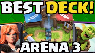 Top deck for arena 3 🙌 #clashroyale #clash #clashroyaledaily #clashro