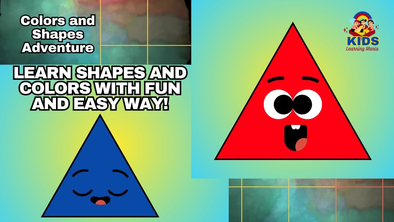 Learn Shapes and Colors| Learn Color with Triangle |In Fun Way|Kids ...