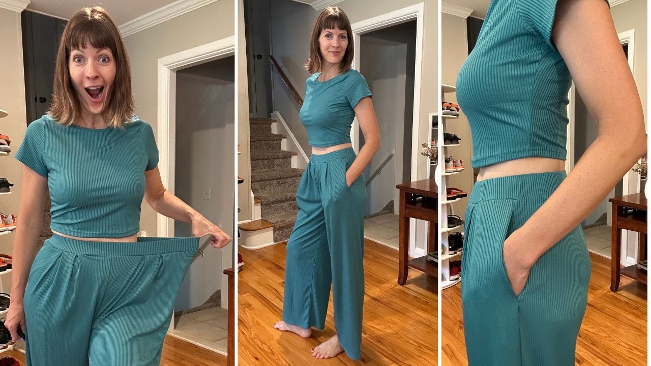 Ekouaer 2-delige pyjamabroek voor dames, lange slaapbroek, geruite pyjamabroek, vrijetijdsbroek met zakken, S-XXL, M Ekouaer 2-delige pyjamabroek voor dames, lange slaapbroek, geruite pyjamabroek, vrijetijdsbroek met zakken, S-XXL, M