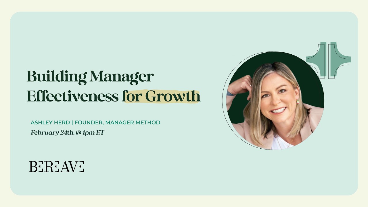 HR Power Move: Building Manager Effectiveness for Growth