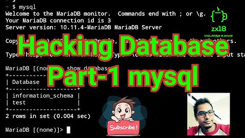 H@ck Database | install mysql in Mobile | #Termux | how to use #mysql