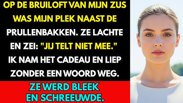 Op de bruiloft van mijn zus stond mijn stoel naast de vuilnisbak — Minuten nadat ik wegging...