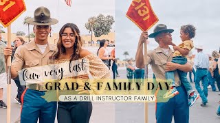 OUR LAST GRAD & FAMILY DAY AS A DI FAMILY VLOG || We survived the depot, goodbye MCRD San Diego!