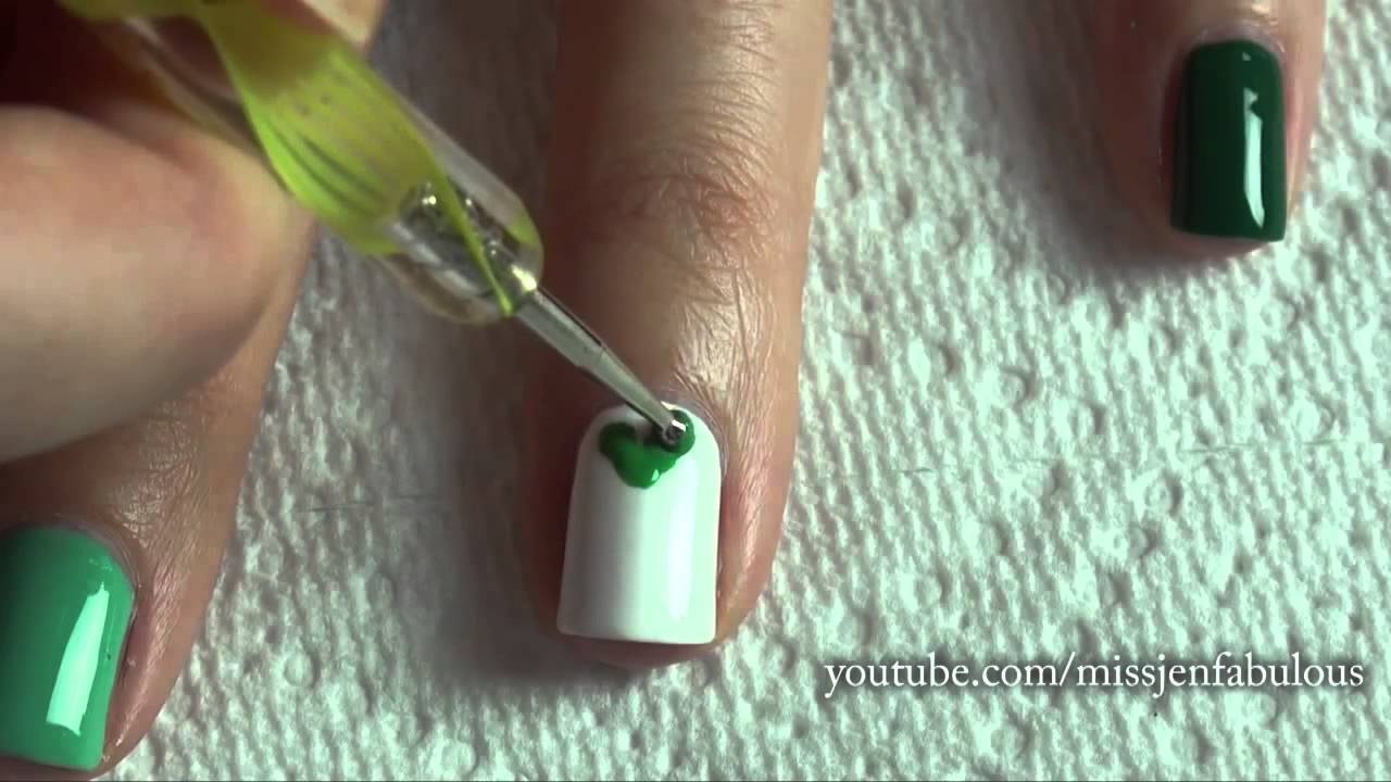Easy St Patrick S Day Shamrock Nail Art - YouTube Easy St Patrick s Day Shamrock Nail Art - Easy St Patrick S Day Shamrock Nail Art - YouTube