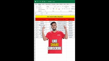 How to Add Blank Row & Column in Every Record in Excel Sheet.