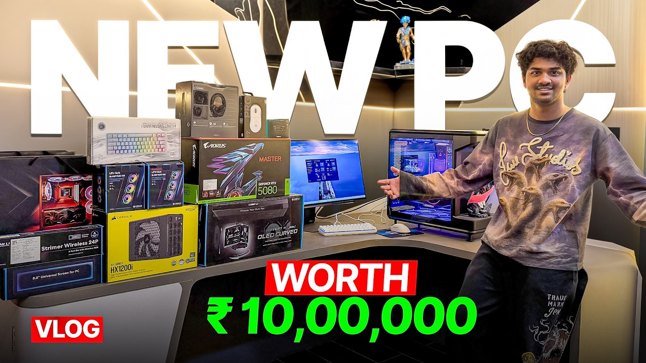 I BUILT A NEW BEAST GAMING PC | WORTH ₹10,00,000 😱 | VLOG