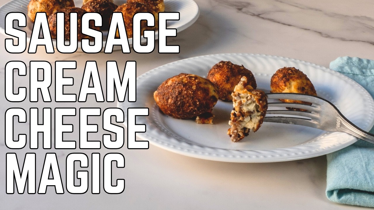 ЛУЧШАЯ закуска для хищников: кусочки колбасы с сырным кремом 🔥