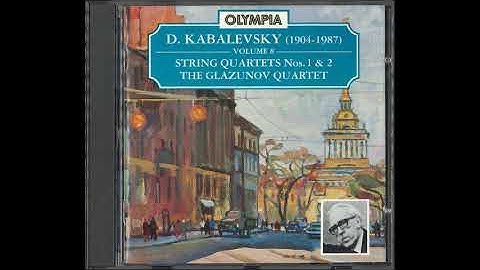 Dmitri Kabalevsky : String Quartet No. 1 in A minor Op. 8 (1928)