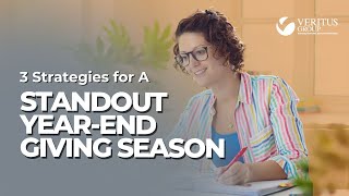 3️⃣ Three Strategies for a Standout Year-End Giving Season 🎁 #nonprofit #nonprofitorganization