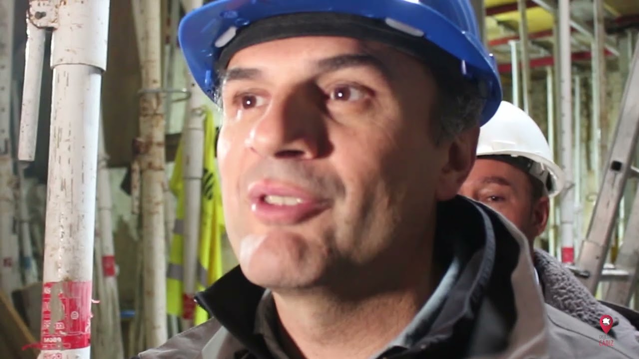 Rueda de prensa de Bruno García, visita de la obra del centro de acogida de la calle Soledad