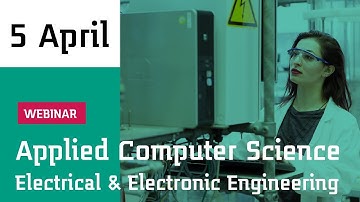 #WEBINAR Applied Computer Science + Electrical & Electronic Engineering #studyinholland