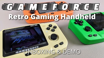 Gameforce Chi Review - A great 2021 Handheld Retro Gaming Console running EmuELEC & RetroArch