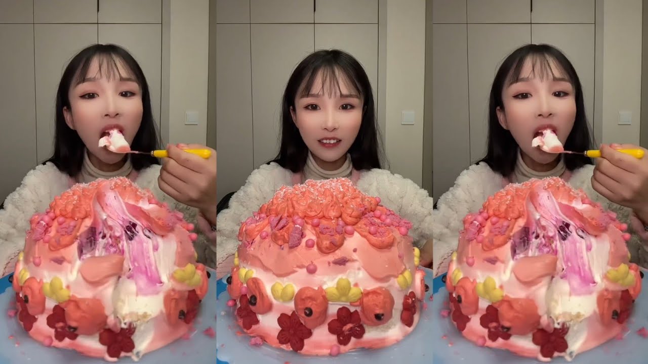 ASMR MUKBANG cream cake EATING SHOW|소리좋은 러가지 음식 먹방 모음이 팅쇼 리얼 사운드|大食い