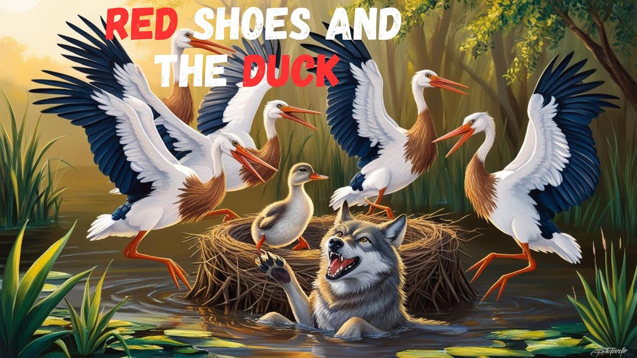 Red Shoes and The Duck | Bedtime Stories for Kids in English | Fairy ...