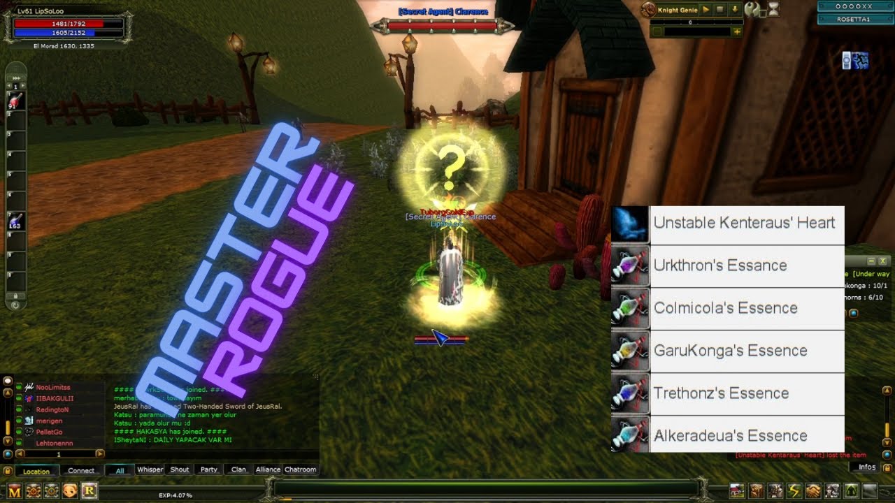 2nd Job Change Görevi / Master Açma İtemleri Nasıl Elde Edilir ?/ ROGUE KnightOnline 2021