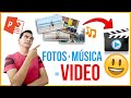 ✅ La MEJOR FORMA de hacer un VIDEO CON FOTOS 📽✅ en POWER POINT