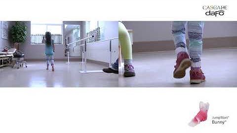 Before and After: excess plantarflexion - toe walking | JumpStart Bunny | Cascade Dafo
