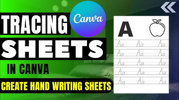 How To Make A Tracing/Handwriting Worksheet in Canva | Dotted Words Sheet for practice in Hind