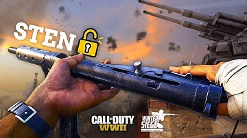 THE NEW BEST SMG? STEN GAMEPLAY (COD WW2)