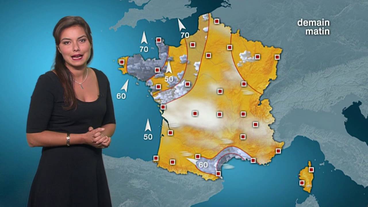 LA METEO d'ANAIS BAYDEMIR le 2016 10 15 MIDI sur FRANCE 2
