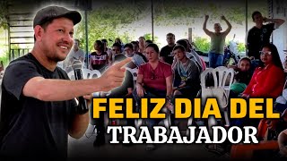 EL PADRE LUIS TORO comparte el DÍA DEL TRABAJADOR con sus OBREROS| PADRE LUIS TORO 