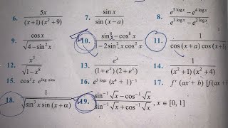 MISCELLANEOUS EX Q11 TO Q20 SOLUTIONS OF INTEGRALS NCERT CHAPTER 7 CLASS 12th(PART2)