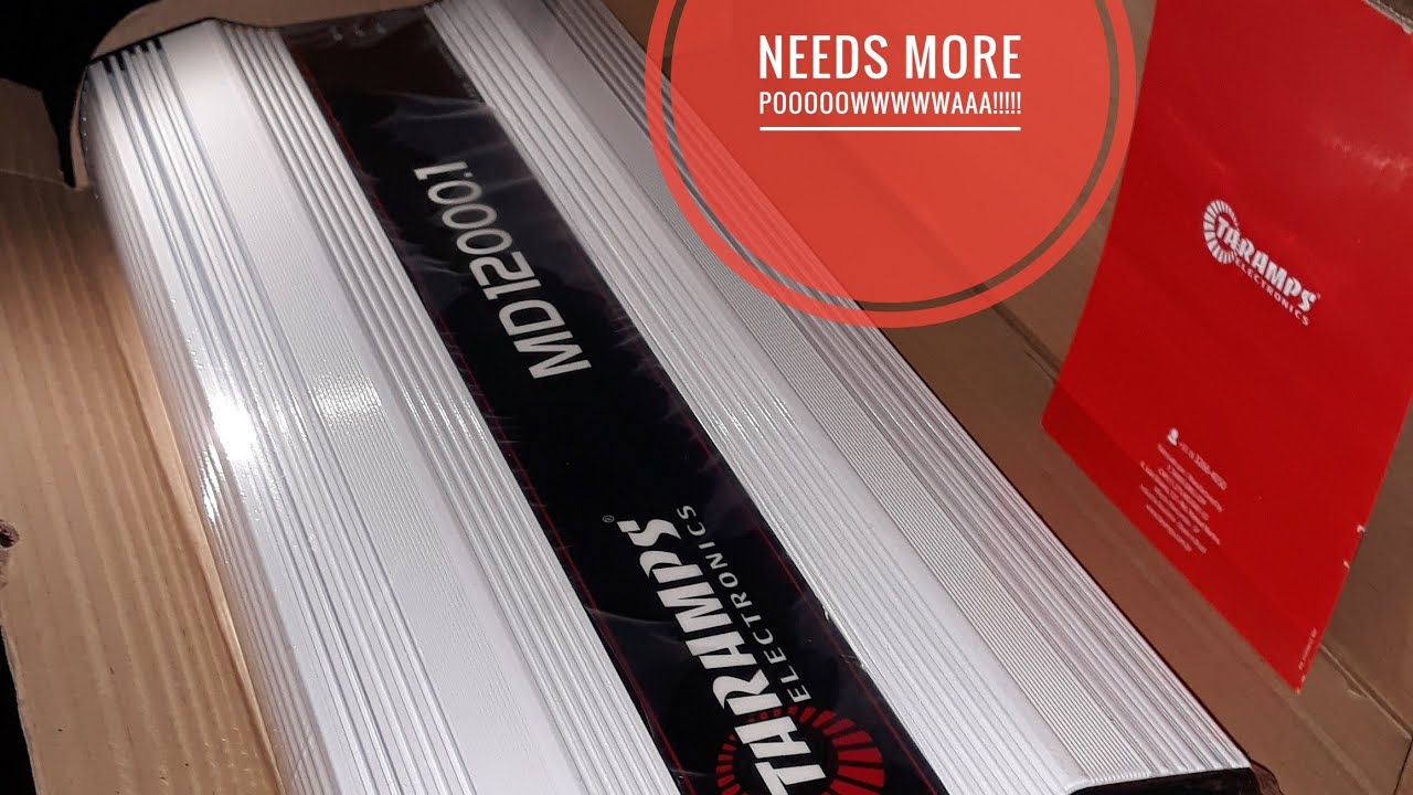 UNBOXING TARAMPS MD12000.1