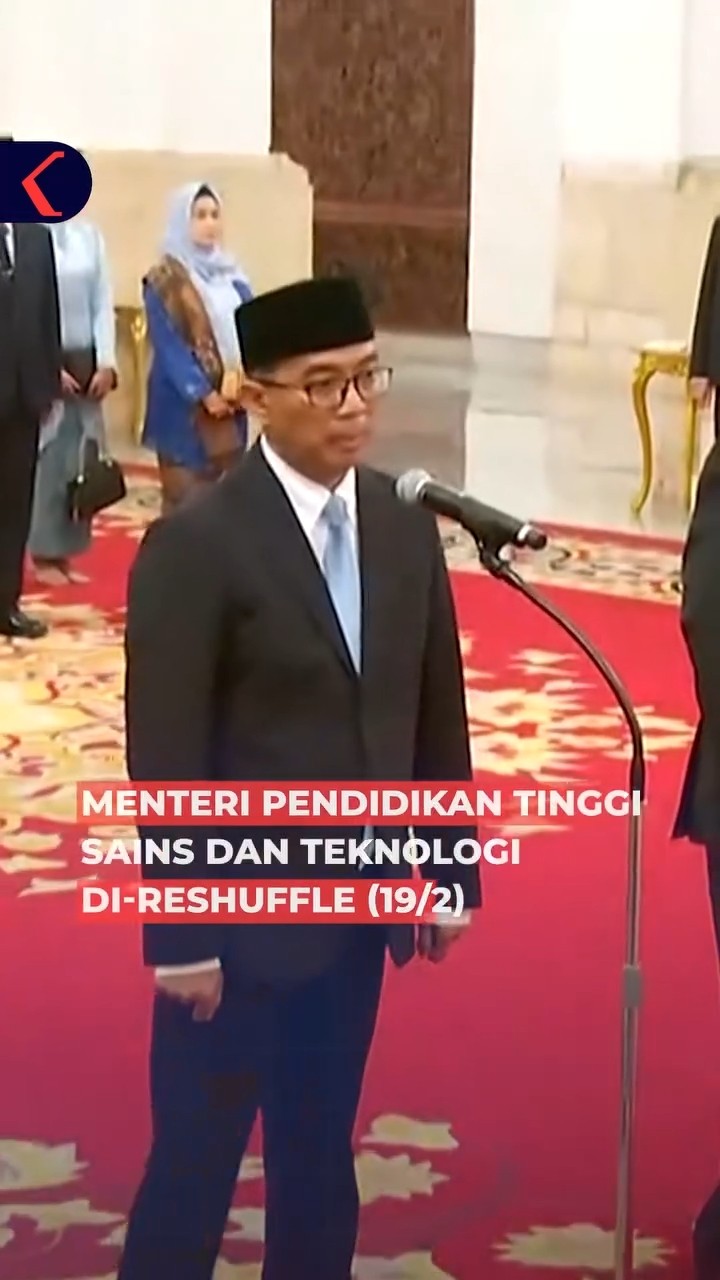 Presiden Prabowo Subianto resmi mengganti Menteri Pendidikan Tinggi, Sains, dan Teknologi (19/2/25)
