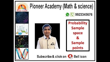 Probability sample space & sample points | Sample space | Sample points | 2020