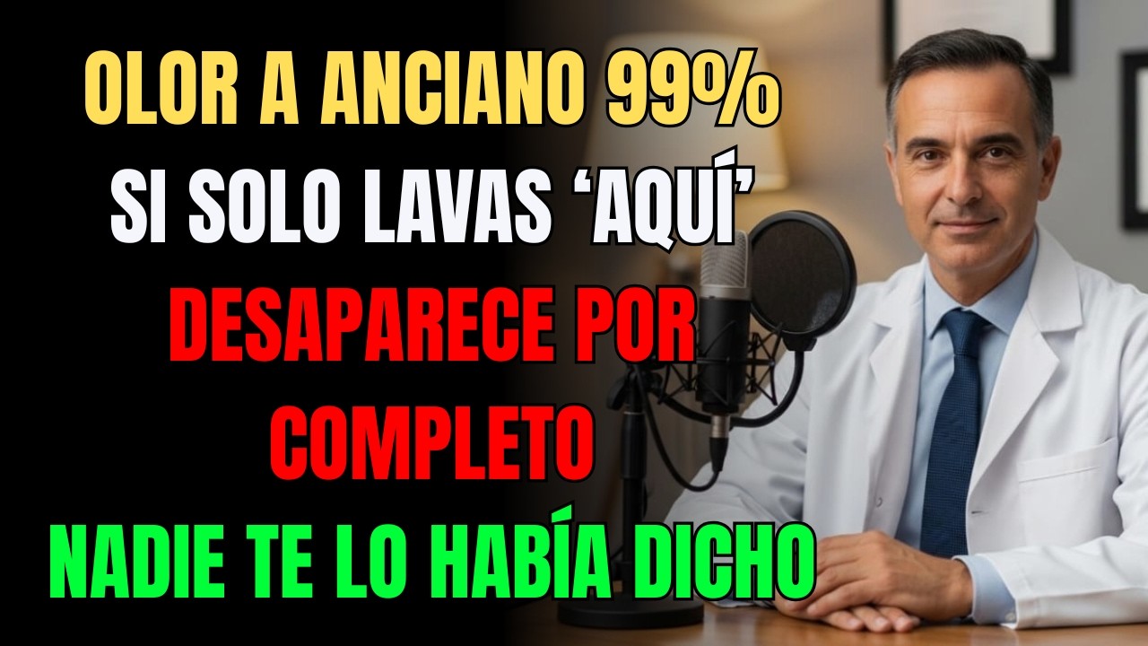 EL 99% DESCONOCE EL OLOR TÍPICO DE LOS ANCIANOS; SI LAVAS BIEN “ESTE LUGAR”, ¡DESAPARECE!