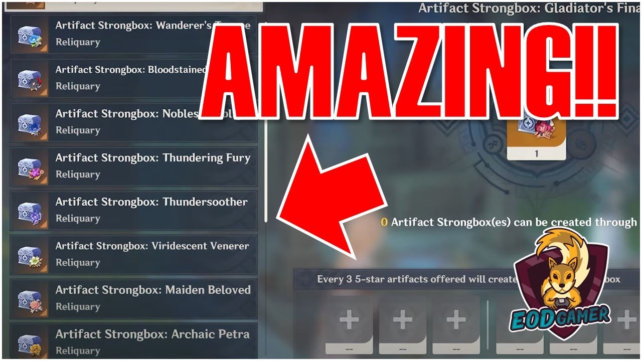 NEW 3.0 Artifact Strongbox is AMAZING Which Artifact to Roll for