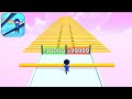 New Satisfying Mobile Game All Levels Roof Rails Top Free Gameplay iOS,Android Big Update Freeplay