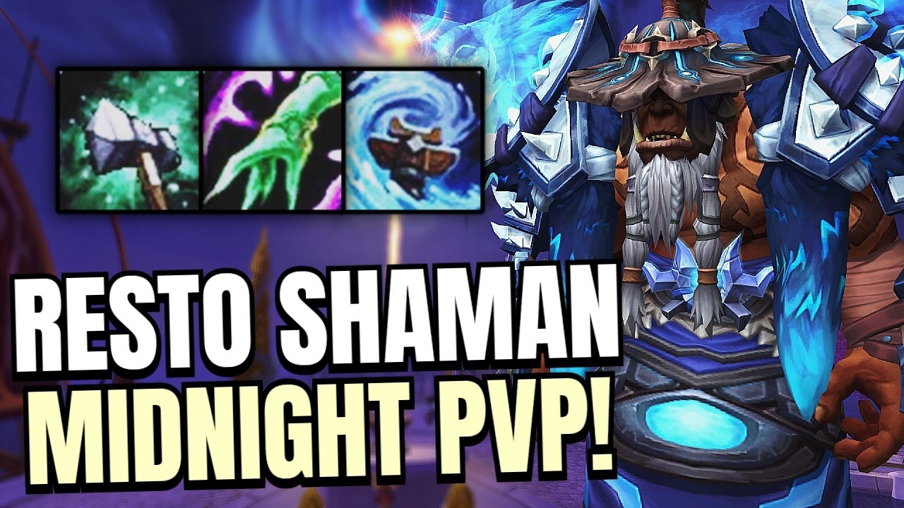 WE'RE BACK! FIRST MIDNIGHT BG! - Resto Shaman PvP - WoW Midnight 12.0.1