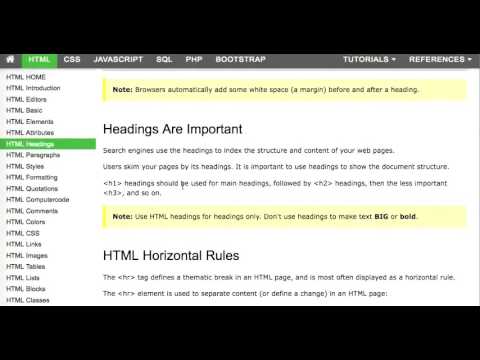 html6 headings