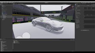 Car physics in unity   WheelCollider Suspension screenshot 1