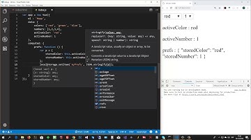 store Vue JS state to localstorage