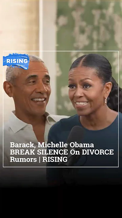 Barack, Michelle Obama BREAK SILENCE On DIVORCE Rumors | RISING