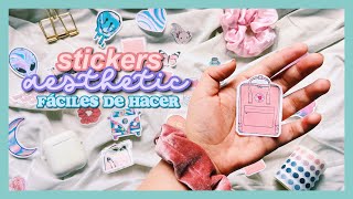 DIY - haz tus propios stickers AESTHETIC  