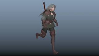 Azri player character animations refined