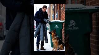 Homeless Man Freezing In Cold Until A Stray Dog Does Something Unbelievable