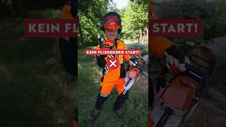 Richtiger Umgang Mit Der Motorsäge