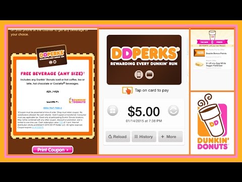 Free Dunkin Donuts Coffee 5 Gift Card Easy How To The Dd App